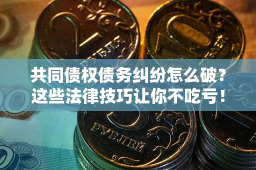 济南共同债权债务纠纷怎么破？这些法律技巧让你不吃亏！