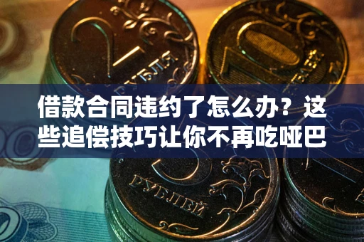 济南借款合同违约了怎么办？这些追偿技巧让你不再吃哑巴亏