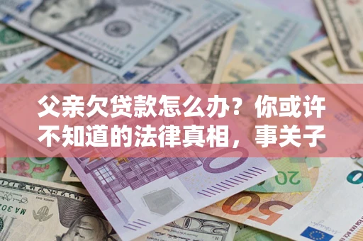 济南父亲欠贷款怎么办？你或许不知道的法律真相，事关子女未来