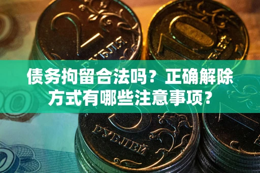 济南债务拘留合法吗？正确解除方式有哪些注意事项？