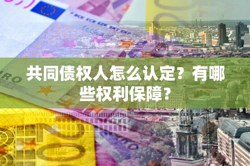 济南共同债权人怎么认定？有哪些权利保障？