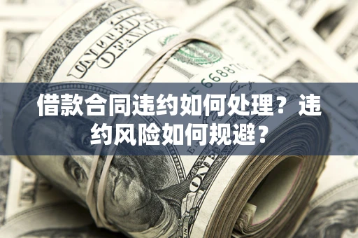 济南借款合同违约如何处理？违约风险如何规避？