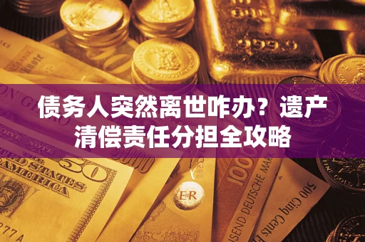 济南债务人突然离世咋办？遗产清偿责任分担全攻略