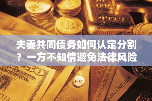 济南夫妻共同债务如何认定分割？一方不知情避免法律风险必看！